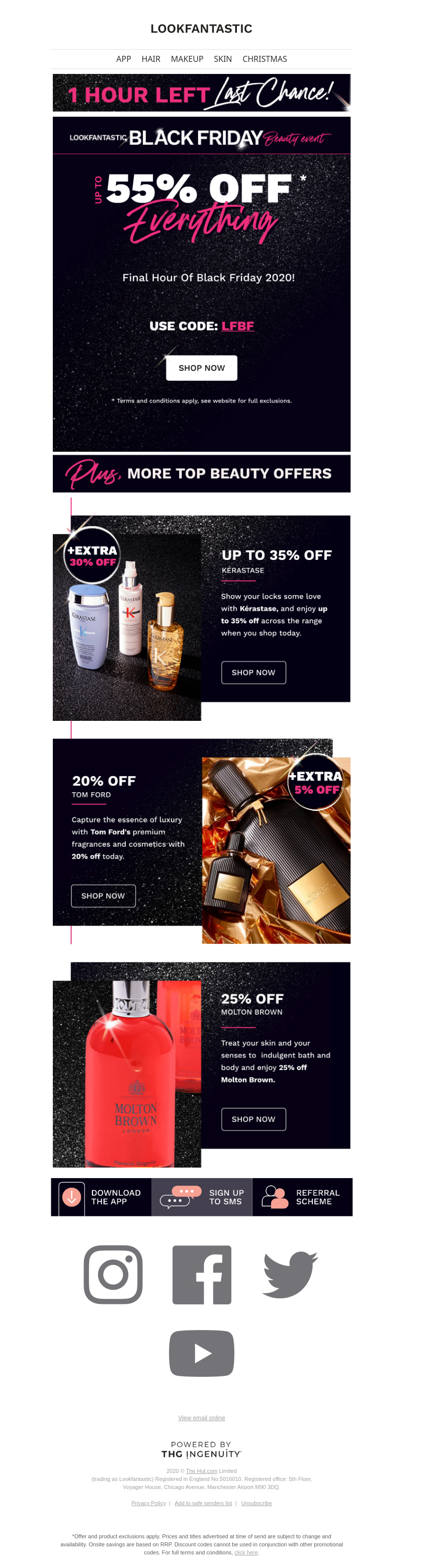 Sample product campaigns