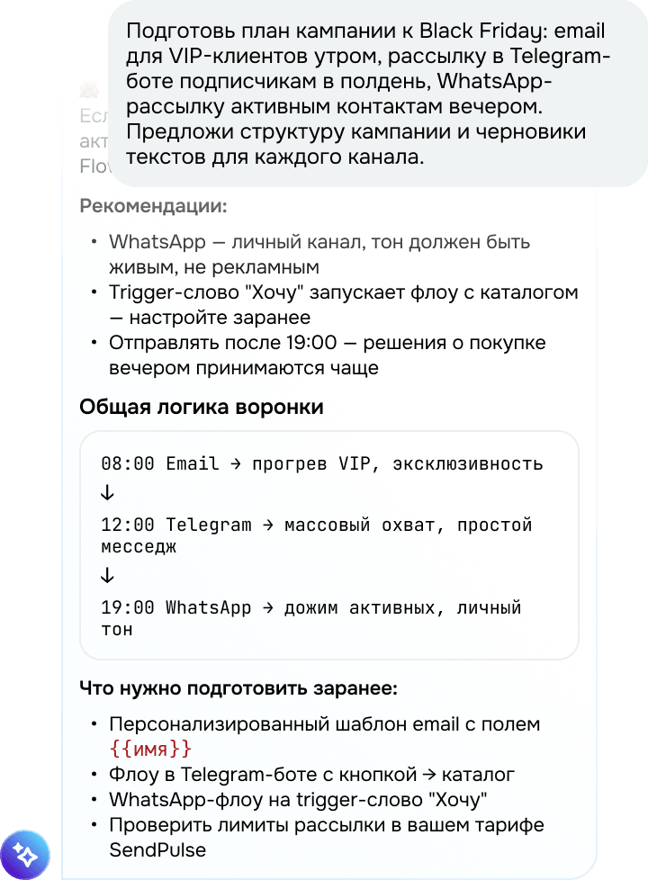 Многоэтапные сценарии