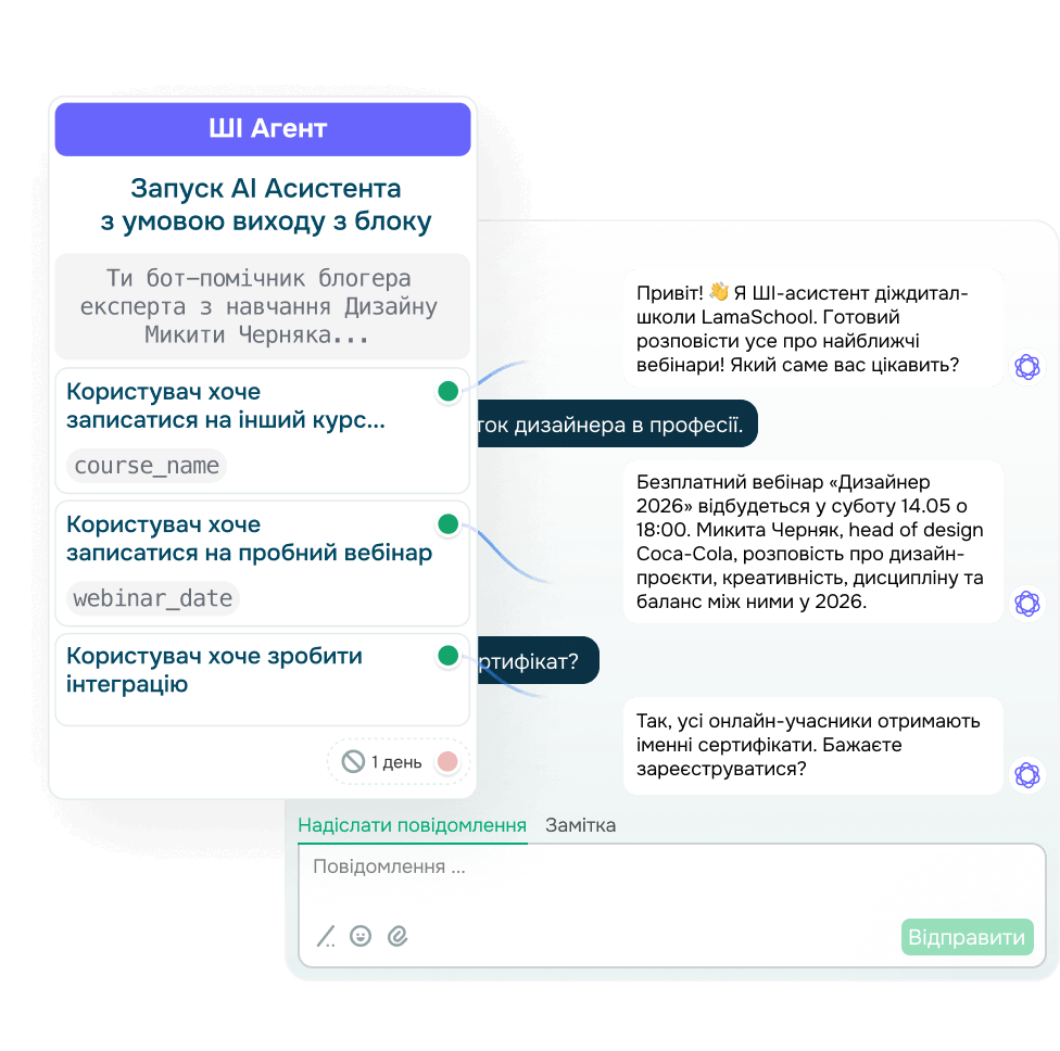 Вбудуйте автономний ШІ-агент у свій чат-бот
