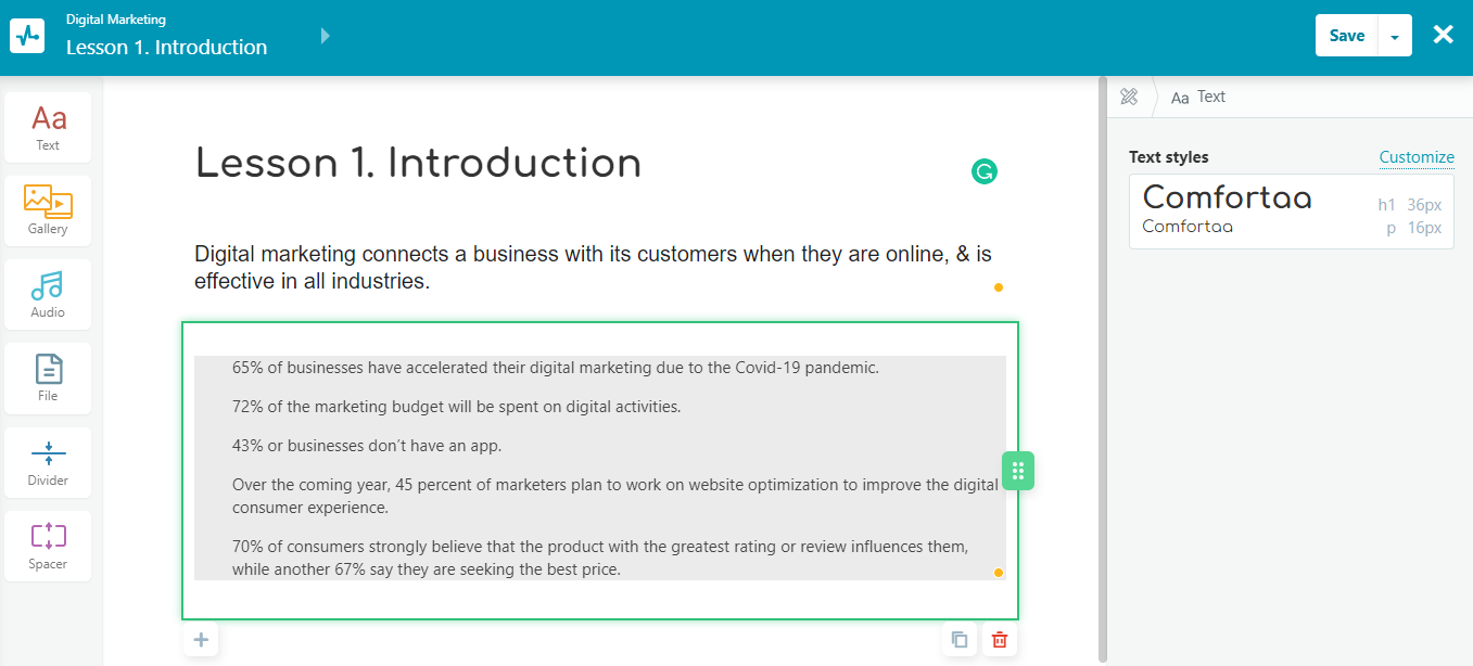 Microlearning platform SendPulse