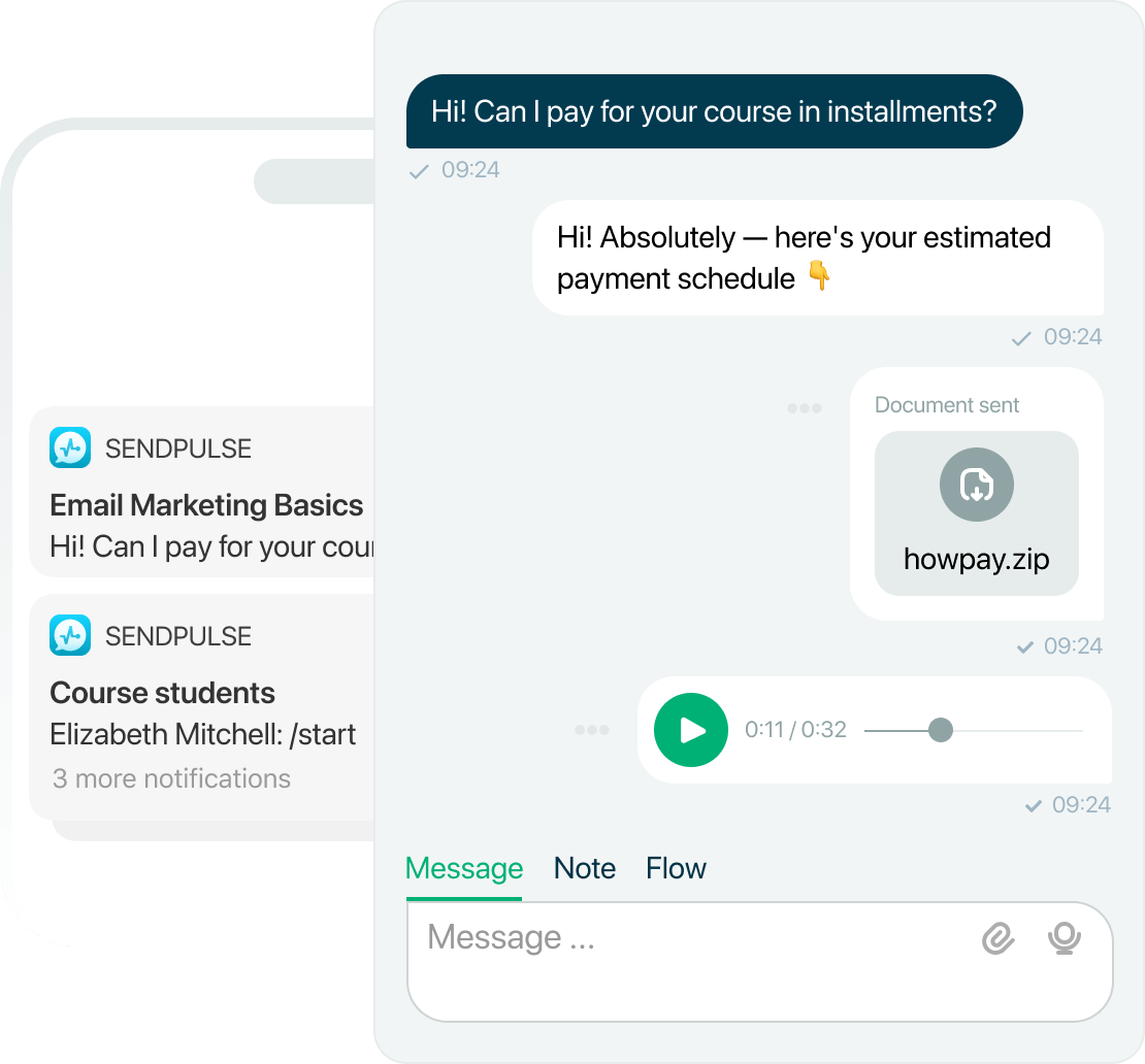 Hemen yanıt verin, nerede olursanız olun
