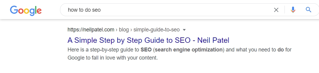On-page optimization