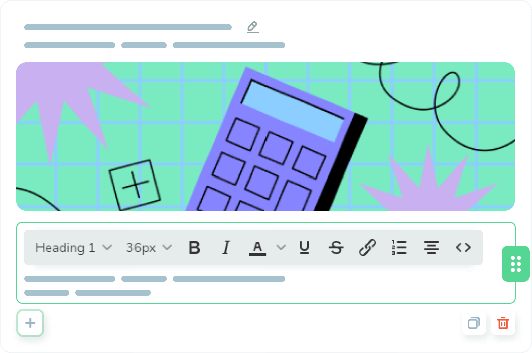 Intuitive online course builder