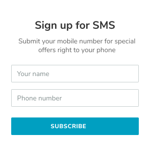 Use Our Free Subscription Form to Collect Phone Numbers Image 2