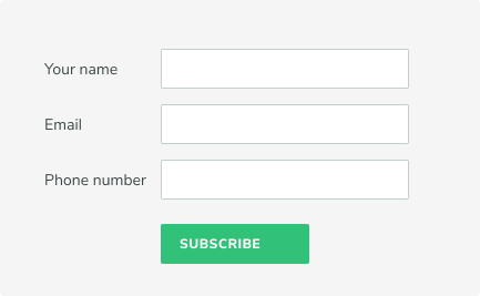 Utiliza nuestro formulario de suscripción gratuito para recopilar números de teléfono Imagen 1