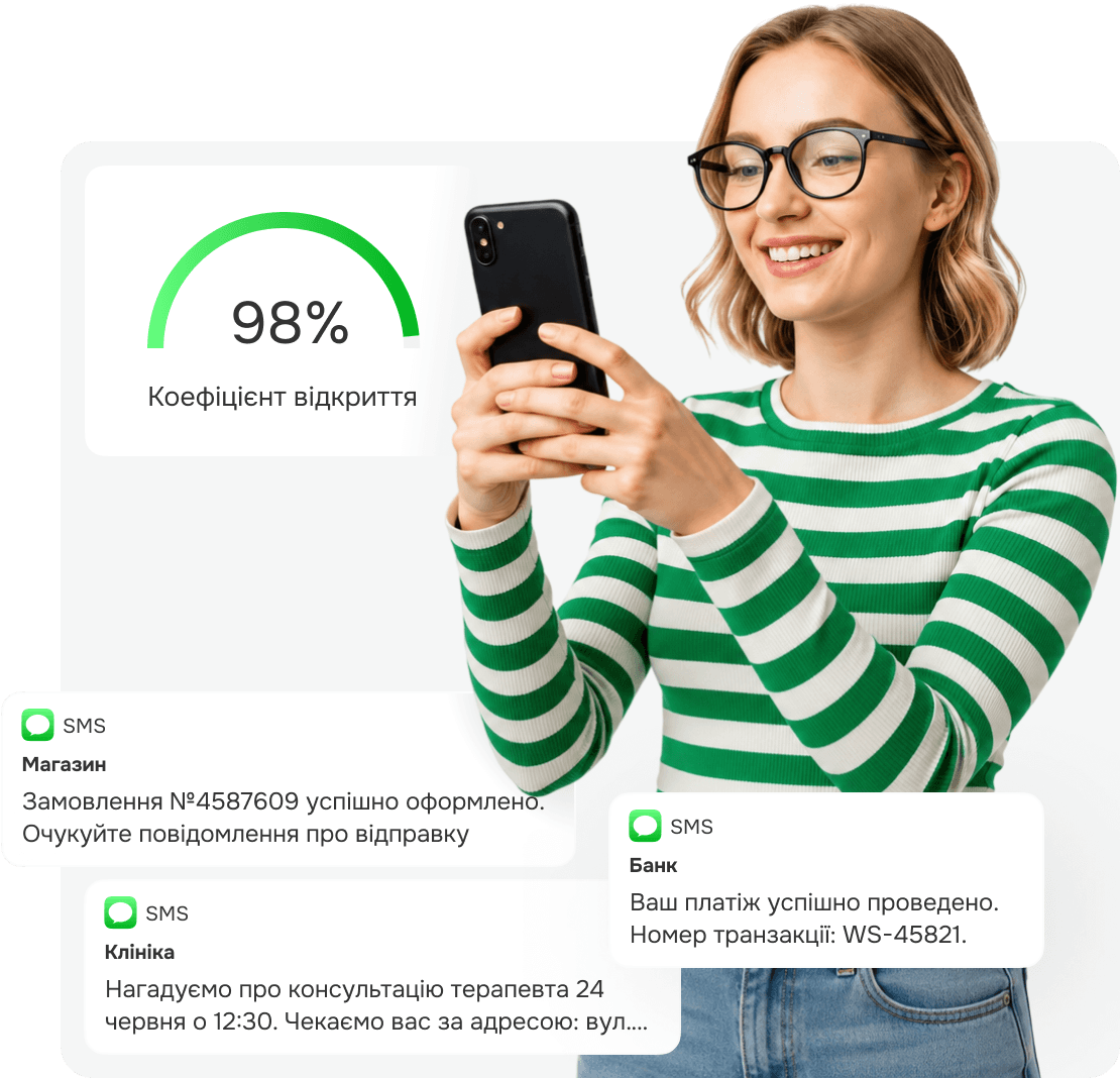 Транзакційні SMS: підтвердження та верифікація