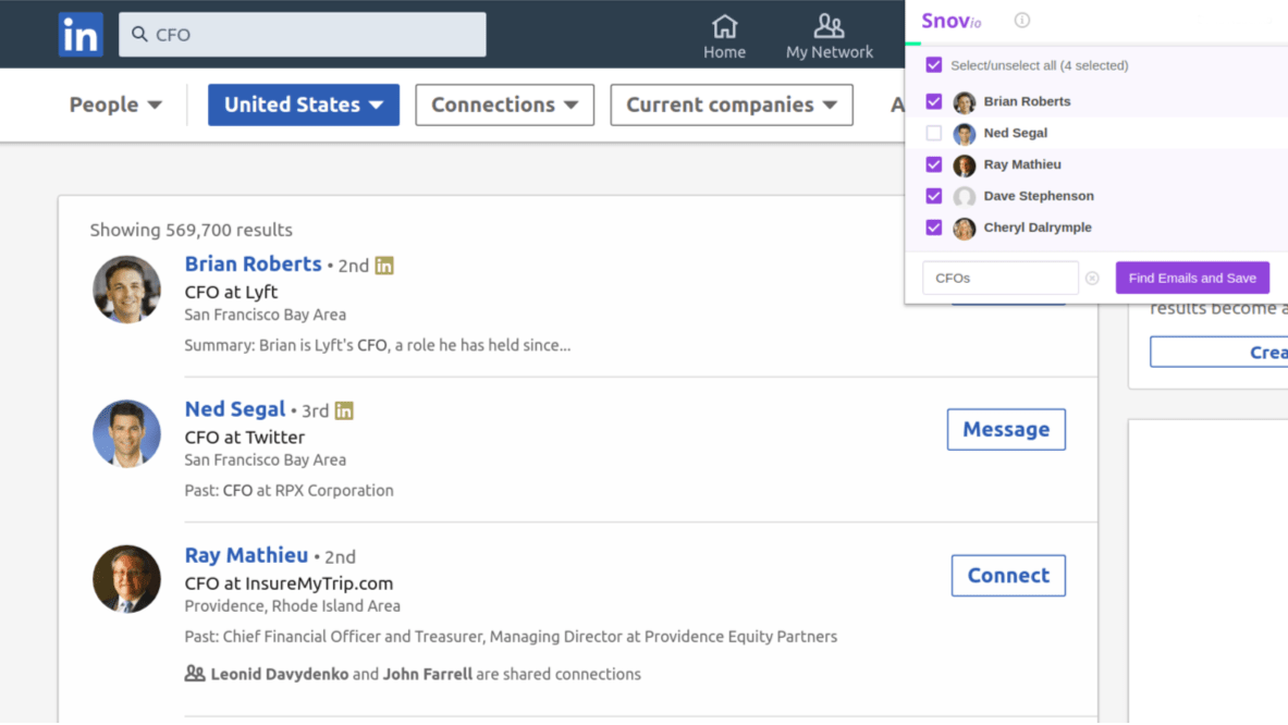 Snov.io email finder