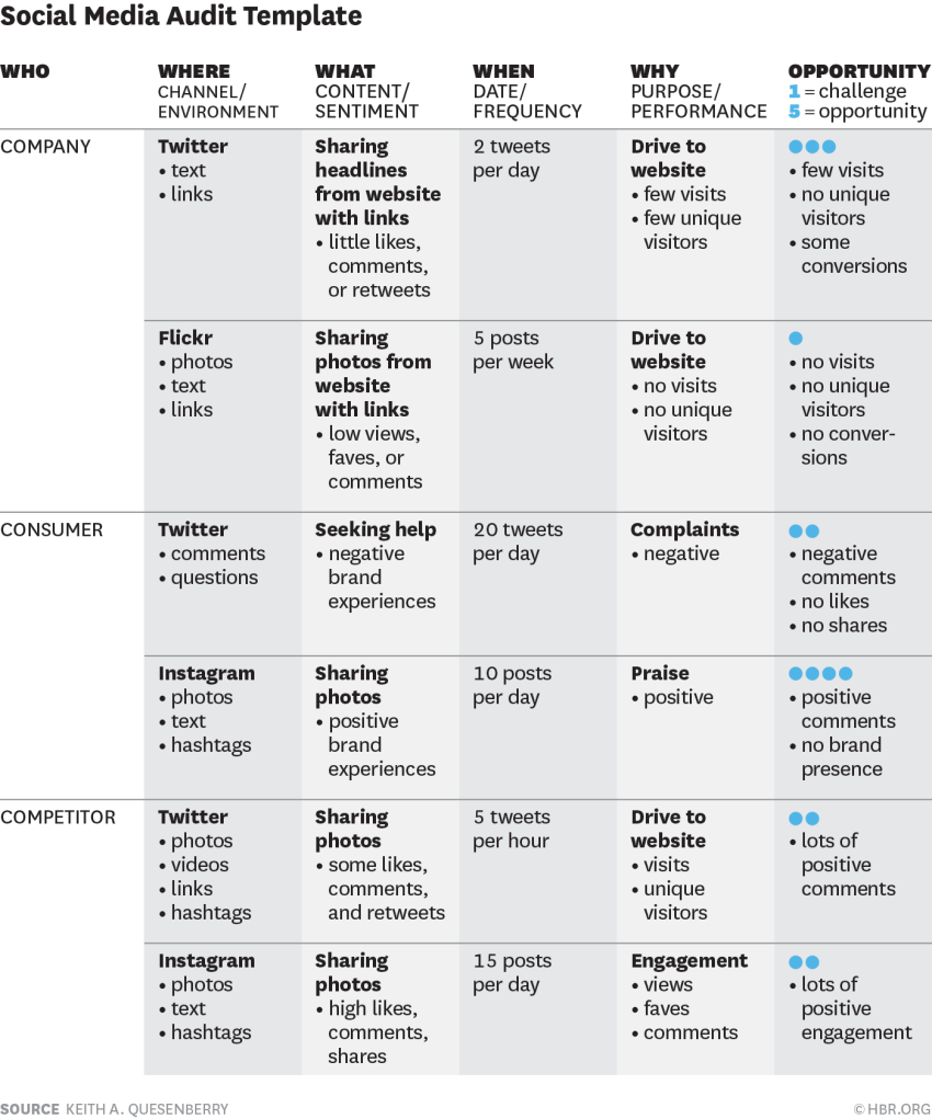 Social media audit