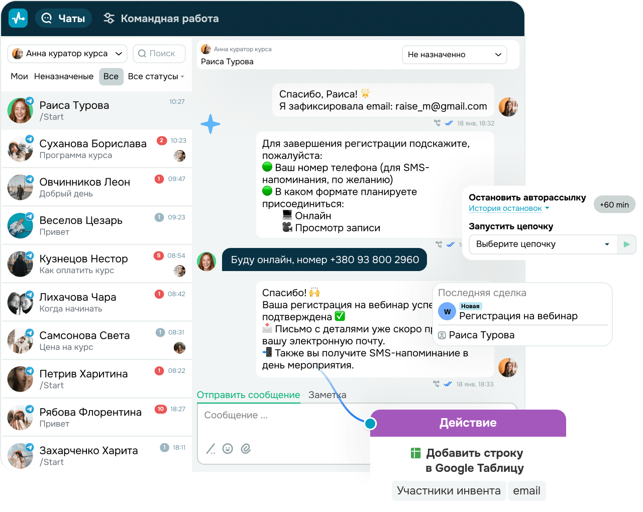 Автоматизация бизнес-профилей и персональных Telegram-аккаунтов