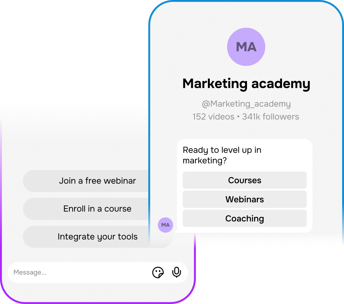 Déclenchez les conversations