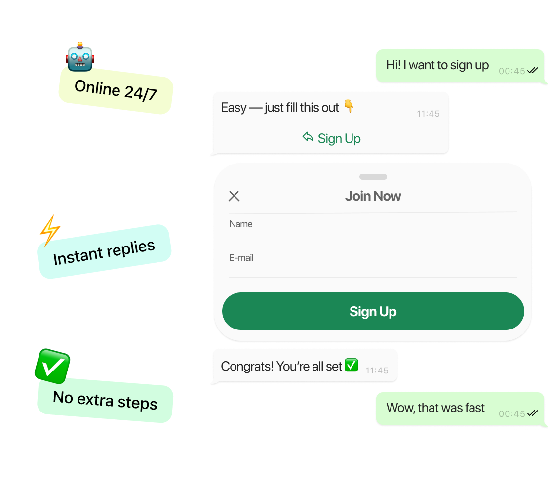 Increase conversions without extra steps