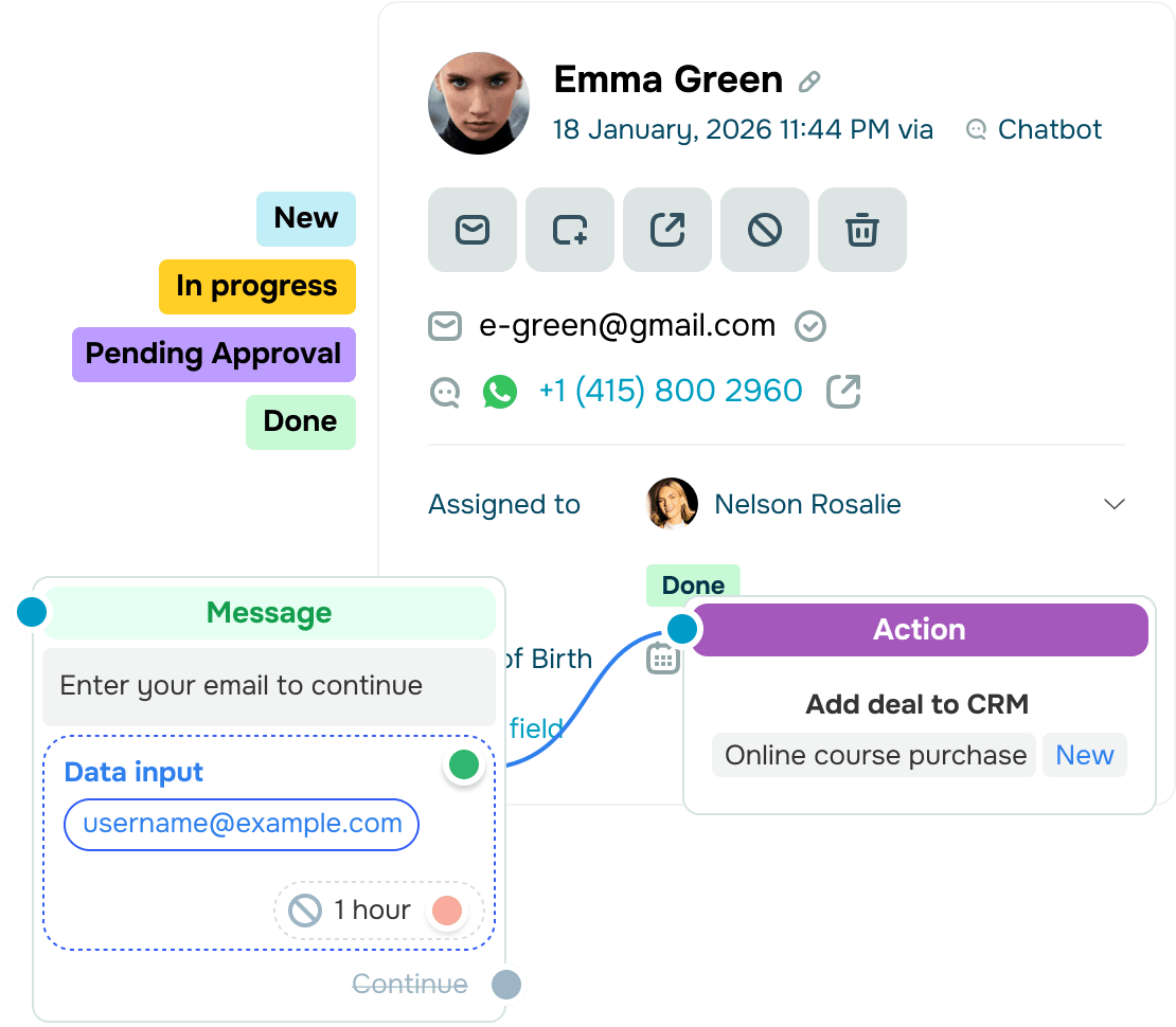Shape forms around your exact workflow