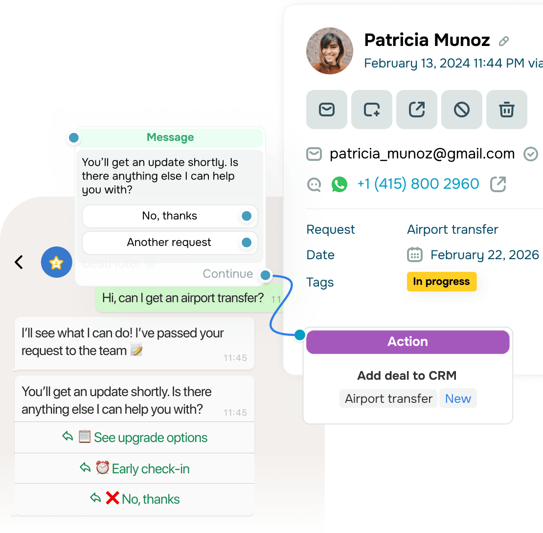 Sync guest info in real time