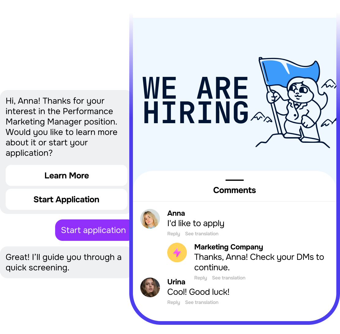 Help interested candidates apply