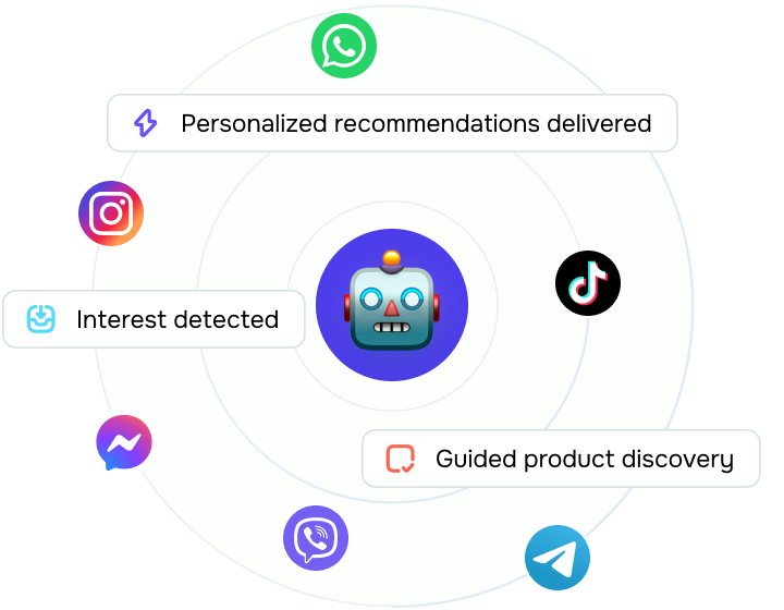 How can I manage applications across multiple messaging channels?