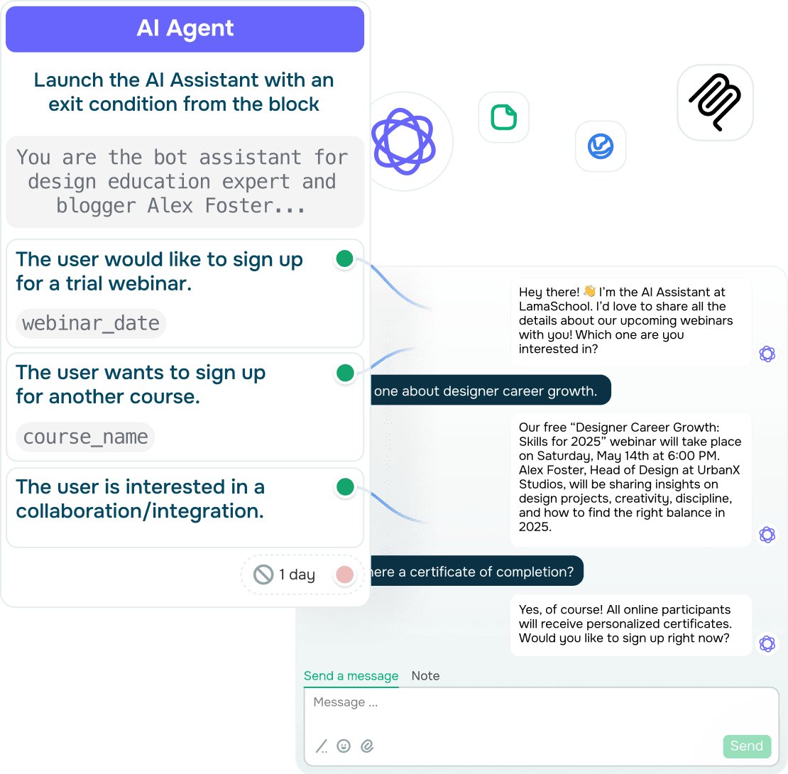 AI agent for lead engagement at scale