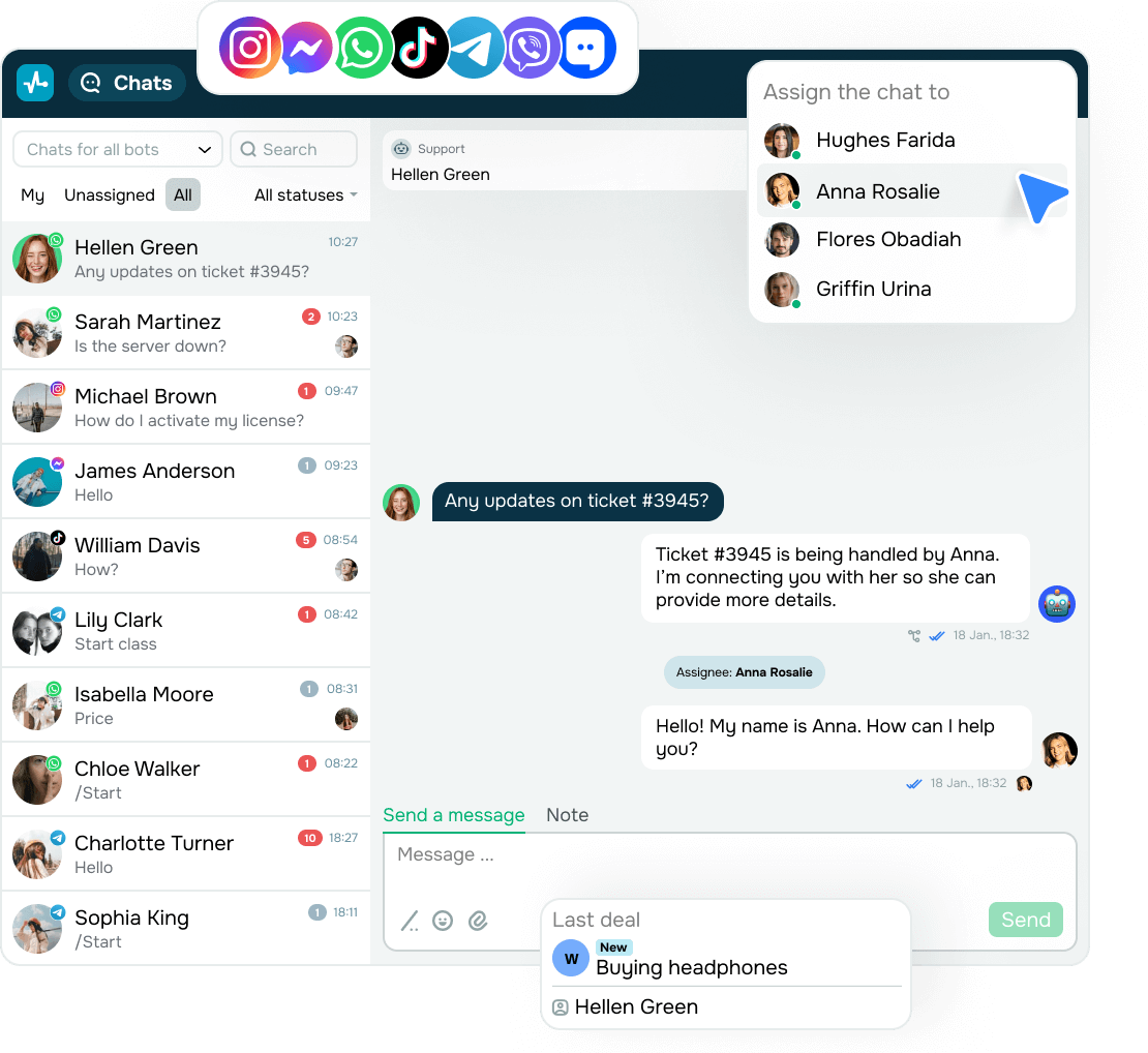 One inbox for every conversation
