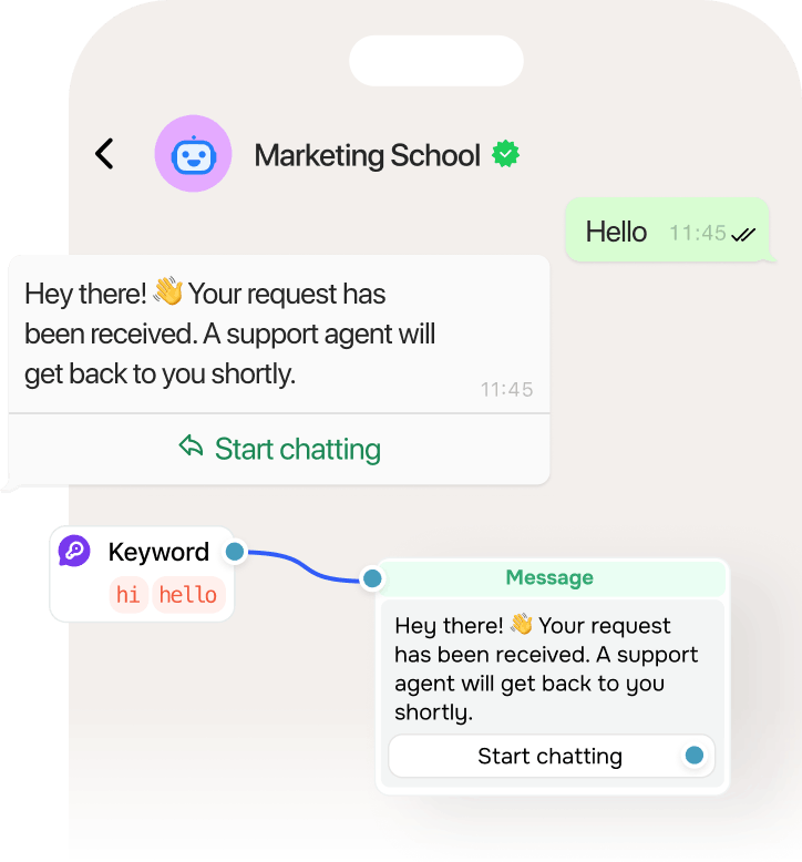 How can WhatsApp chatbots for education support student interactions?