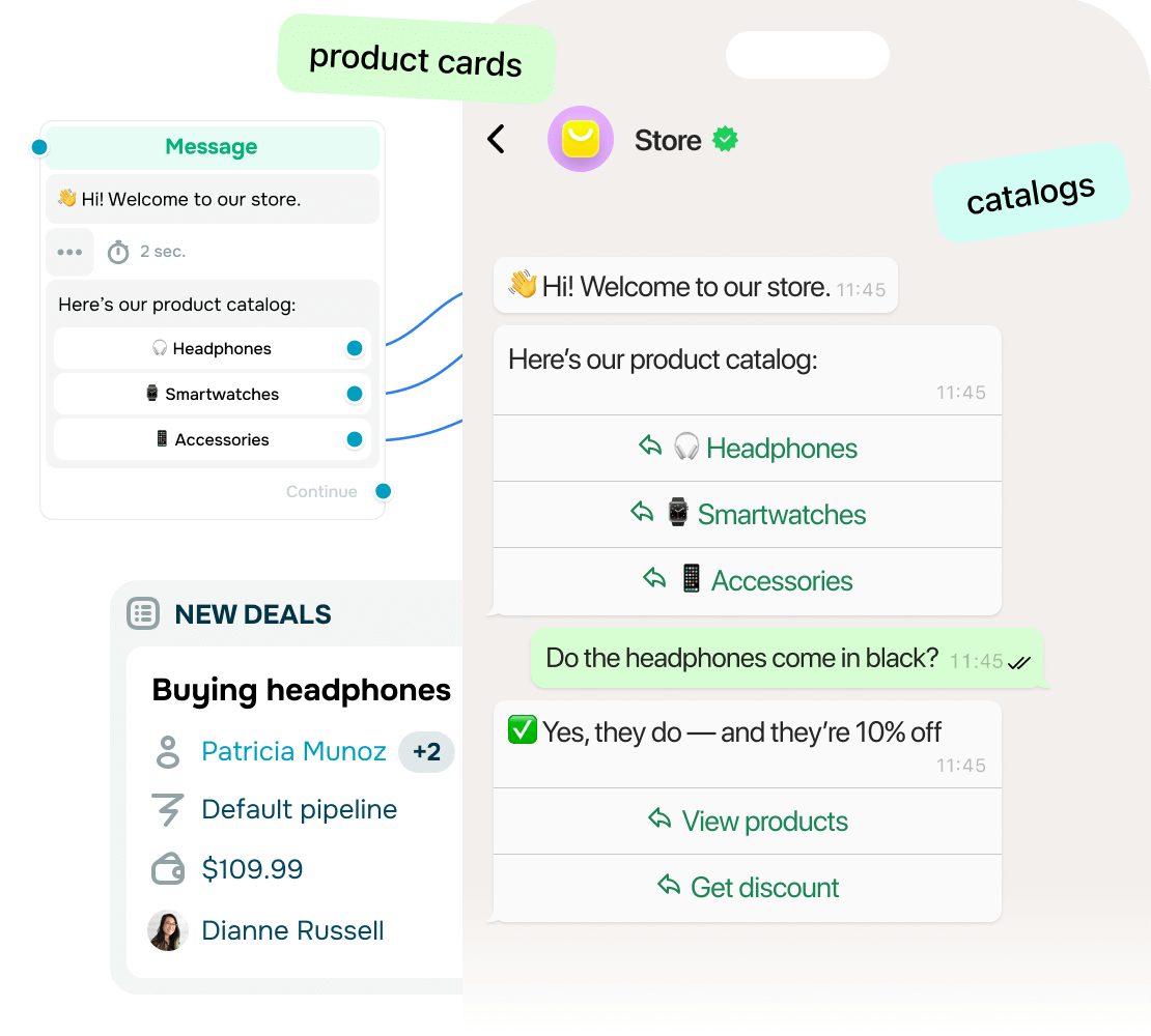 Why do businesses use WhatsApp for sales?