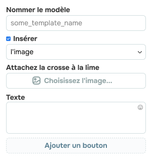 Modèles de messages