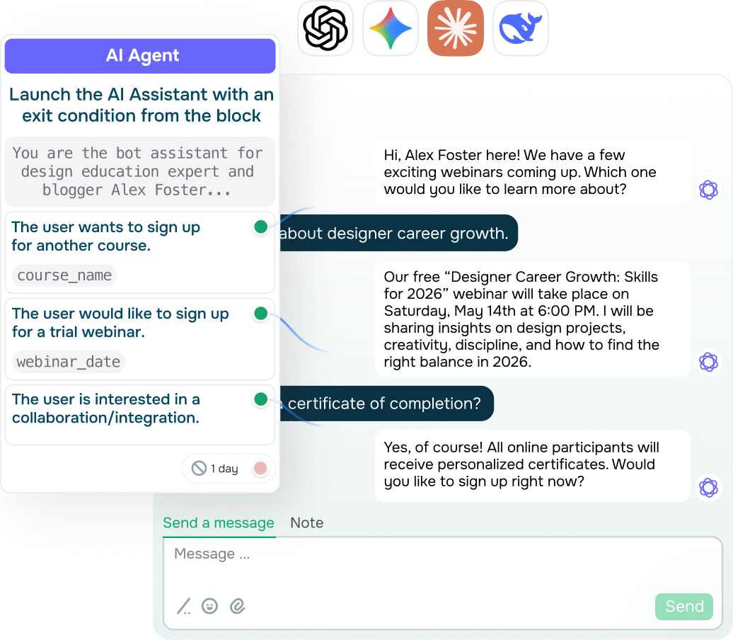 Nurture leads AI-powered WhatsApp chatbots