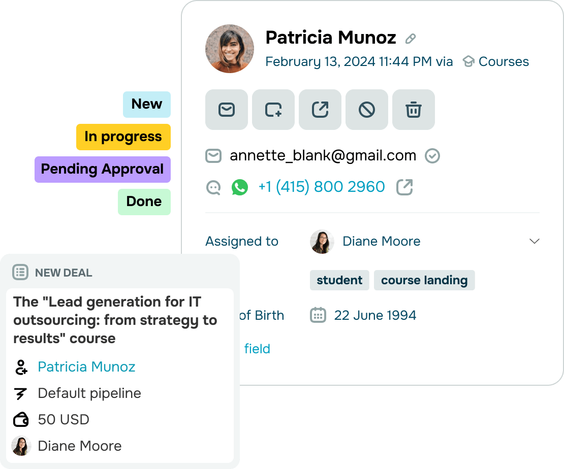 Reúna todos os dados dos seus contatos do WhatsApp