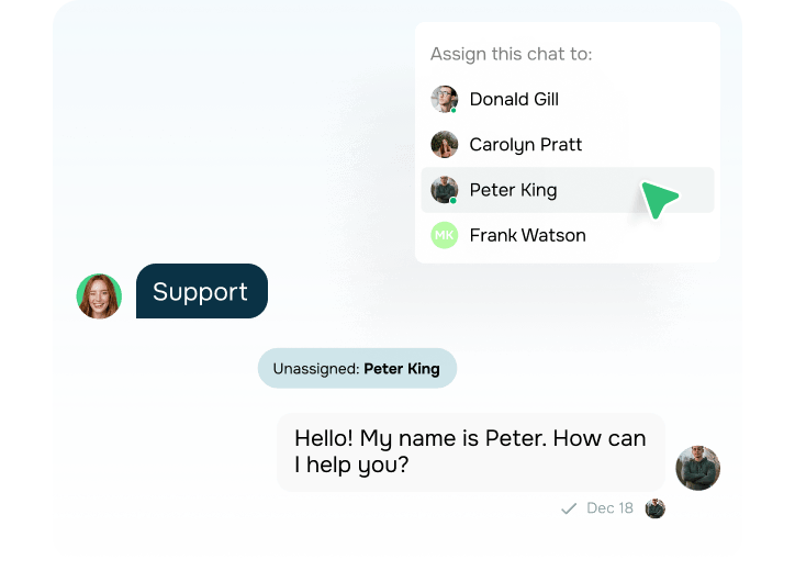 WhatsApp chatbot for support